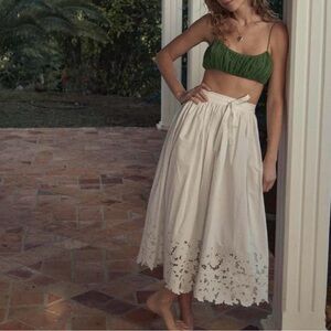 Doen Georgina skirt in salt